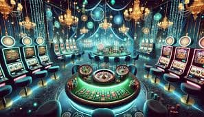 Baccarat ကတ်ဂိမ်း စားပွဲ မြင်ကွင်း